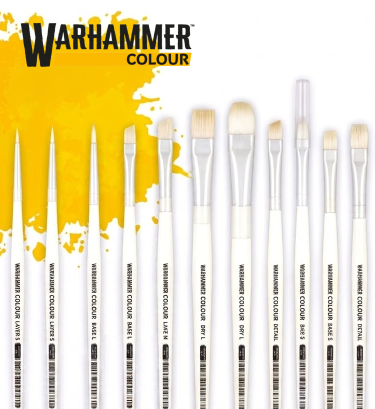 Warhammer Colour Brushes